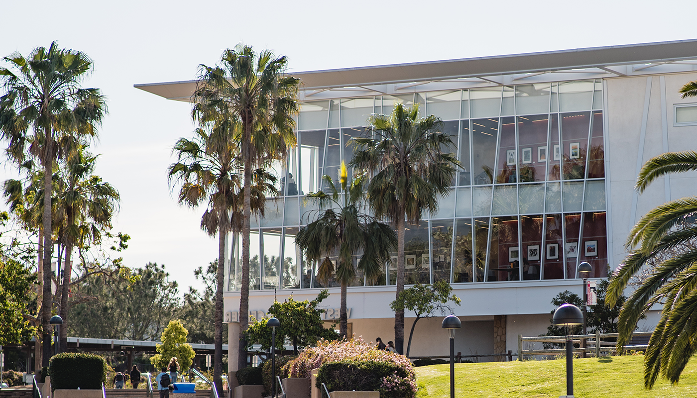 Santa Barbara City College's west campus center building.